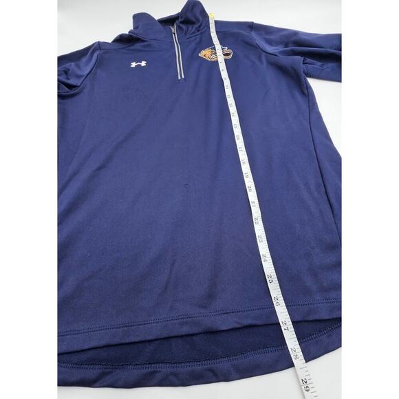 Under Armour Women's M Navy Loose Gateway Grizzlies Long Sleeve Quarter Zip - Picture 6 of 9